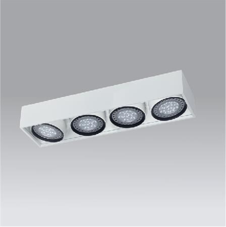 Box plafón de techo 4 luces